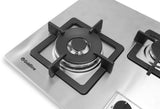 Goldline 90cm 4 Burners Gas Cooktop Stainless Steel Narrow SAB4GLSS