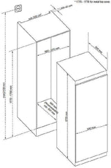 Smeg 294L Fully Integrated Refrigerator SABI303FR | Greater Sydney Only