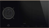 Smeg 90cm Dolce Stil Novo Gas and Induction Cooktop Black SAIG6954R