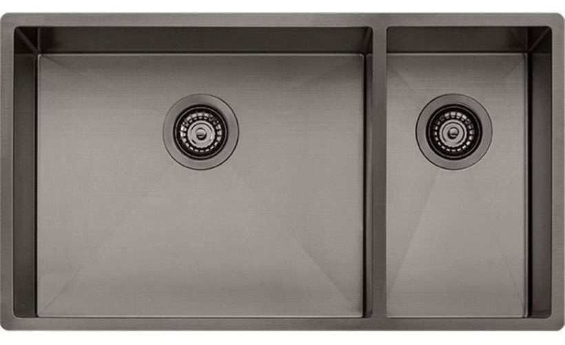 Oliveri Spectra 1 and 1/2 Bowl Sink Gun Metal SB35GM