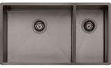 Oliveri Spectra 1 and 1/2 Bowl Sink Gun Metal SB35GM