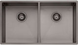 Oliveri Spectra Double Bowl Sink Gun Metal SB63GM