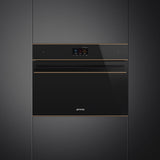 Smeg 45cm Dolce Stil Novo Compact Blast Chiller Black SBC4604WNR