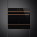 Smeg 45cm Dolce Stil Novo Compact Blast Chiller Black SBC4604WNR