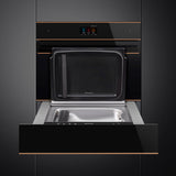 Smeg 45cm Dolce Stil Novo Compact Blast Chiller Black SBC4604WNR