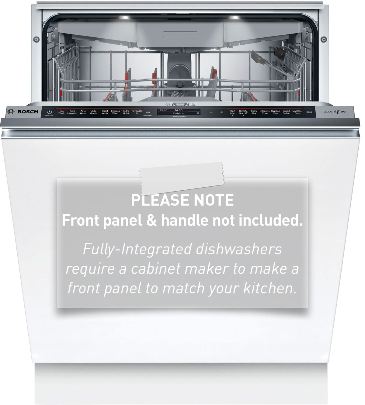 Bosch Series 8 60cm Fully-Integrated Dishwasher Tall Tub SBT8ZC801A