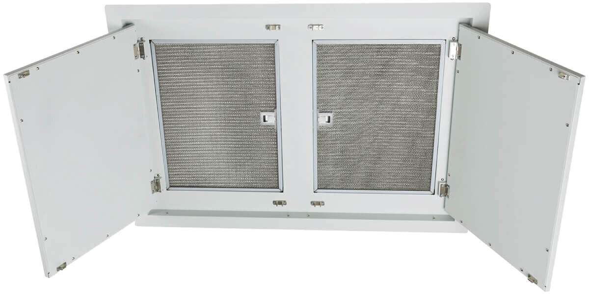 Schweigen 100cm Silent 3200m3/hr White Ceiling Cassette Rangehood SCC1000W-SE