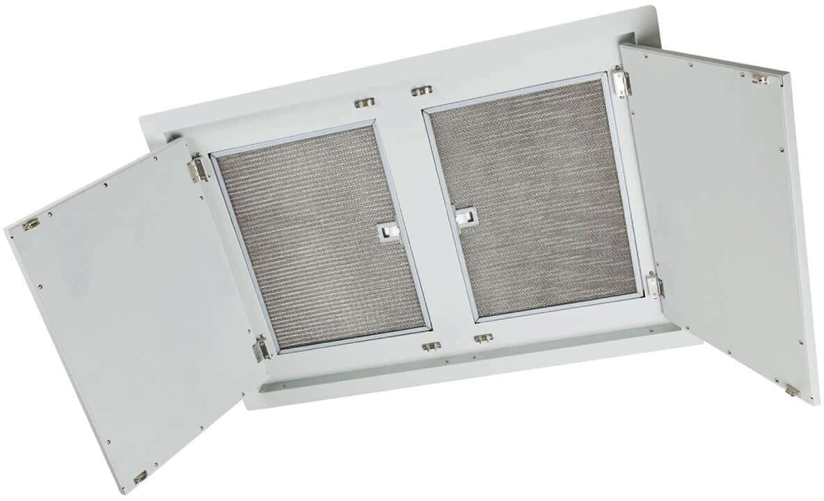 Schweigen 100cm Silent 3200m3/hr White Ceiling Cassette Rangehood SCC1000W-SE
