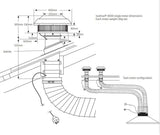 Schweigen 120cm Silent 3000m3/hr S/S TwinMotor Ceiling Rangehood SCC1200-SP2