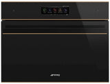 Smeg 60cm Dolce Stil Novo Combi Microwave Electric Oven Copper Trim SF4606WMCNR