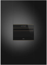 Smeg 60cm Dolce Stil Novo Combi Microwave Electric Oven Copper Trim SF4606WMCNR