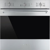 Smeg 60cm 79L Classic Thermoseal Electric Wall Oven SFA63M3TVX