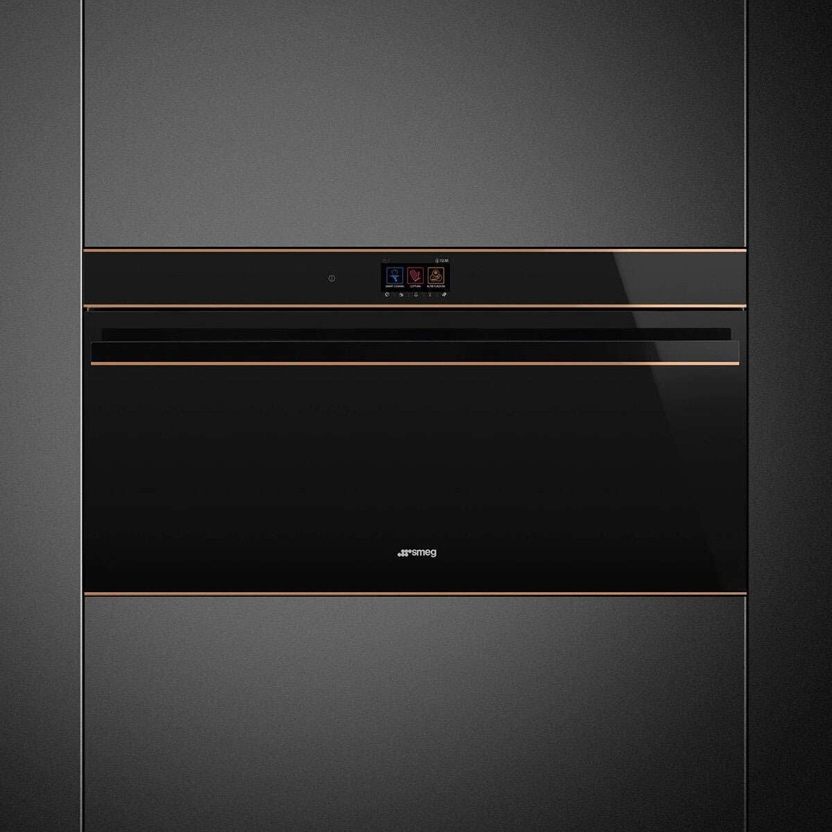 Smeg 90cm Dolce Stil Novo Thermoseal Electric Oven Copper Trim SFPR9604TNR