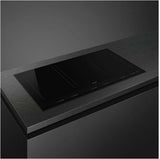 Smeg 90cm Linea Induction Cooktop Pure Black SIM1964D