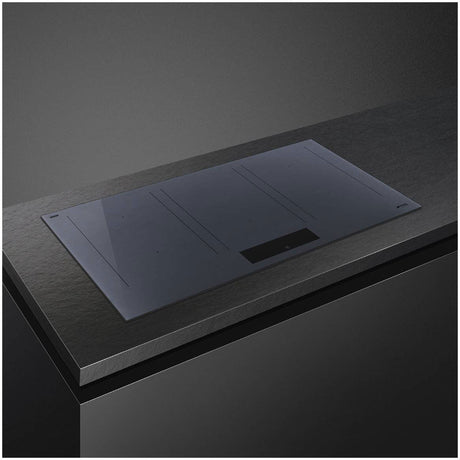 Smeg 90cm Linea Multizone Induction Cooktop Neptune Grey SIM1964DG