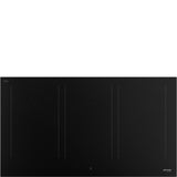 Smeg 90cm Classic Induction Cooktop Matte Black SIM3964N