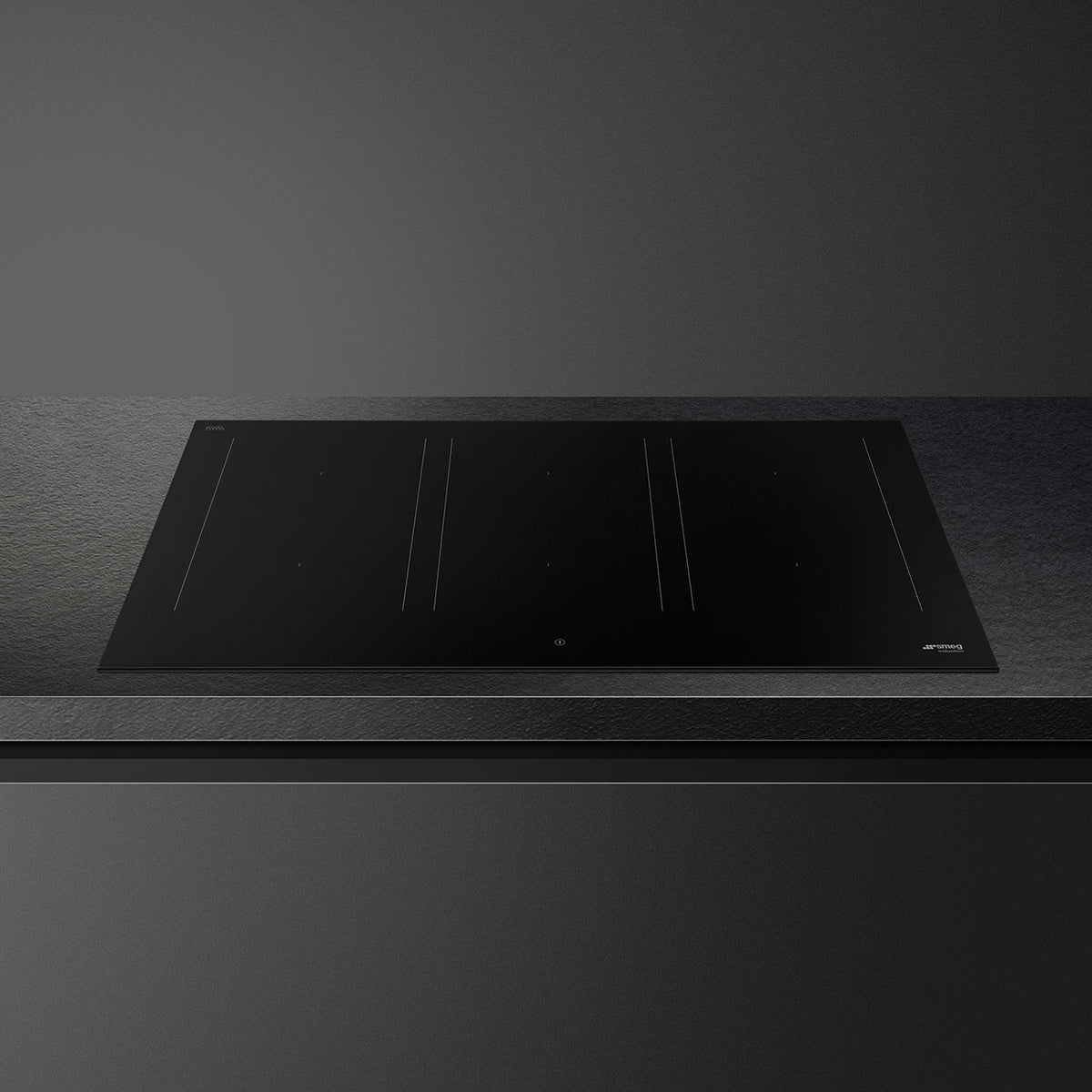 Smeg 90cm Classic Induction Cooktop Matte Black SIM3964N
