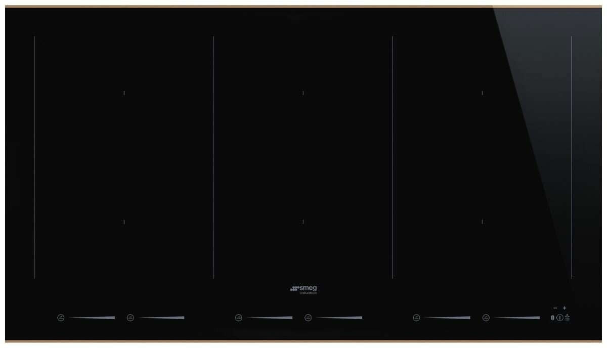 Smeg 90cm Dolce Stil Novo Induction Cooktop Copper Trim SIM6964R
