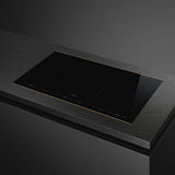 Smeg 90cm Dolce Stil Novo Induction Cooktop Copper Trim SIM6964R