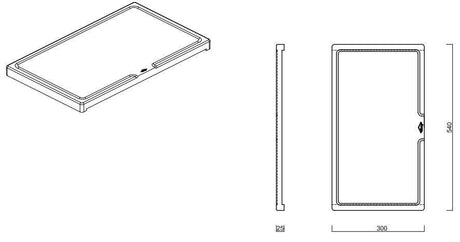 Abey Sliding Bamboo Cutting Board SLCB
