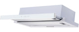 Casa 90cm Slideout Rangehood White SLDCA90W