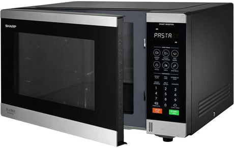 Sharp 32L 1200W Flatbed Microwave Stainless Steel SM327FHS