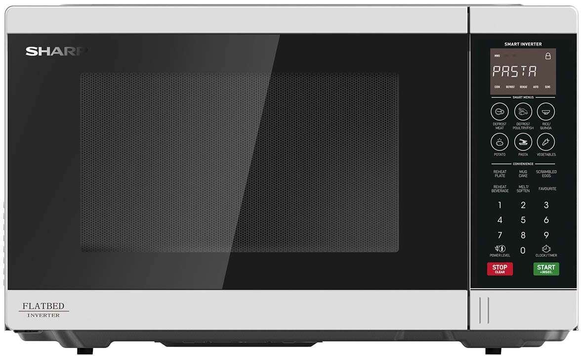 Sharp 32L 1200W Flatbed Microwave White SM327FHW