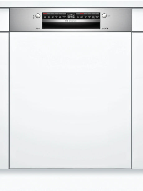Bosch Series 4 60cm Semi-Integrated Dishwasher Stainless Steel Panel SMI4HTS01A
