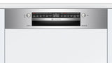 Bosch Series 4 60cm Semi-Integrated Dishwasher Stainless Steel Panel SMI4HTS01A