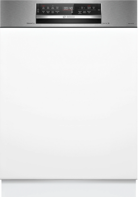 Bosch Series 6 60cm Semi-Integrated Dishwasher Stainless Steel Panel SMI6HCS01A