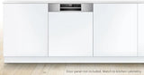 Bosch Series 6 60cm Semi-Integrated Dishwasher Stainless Steel Panel SMI6HCS01A