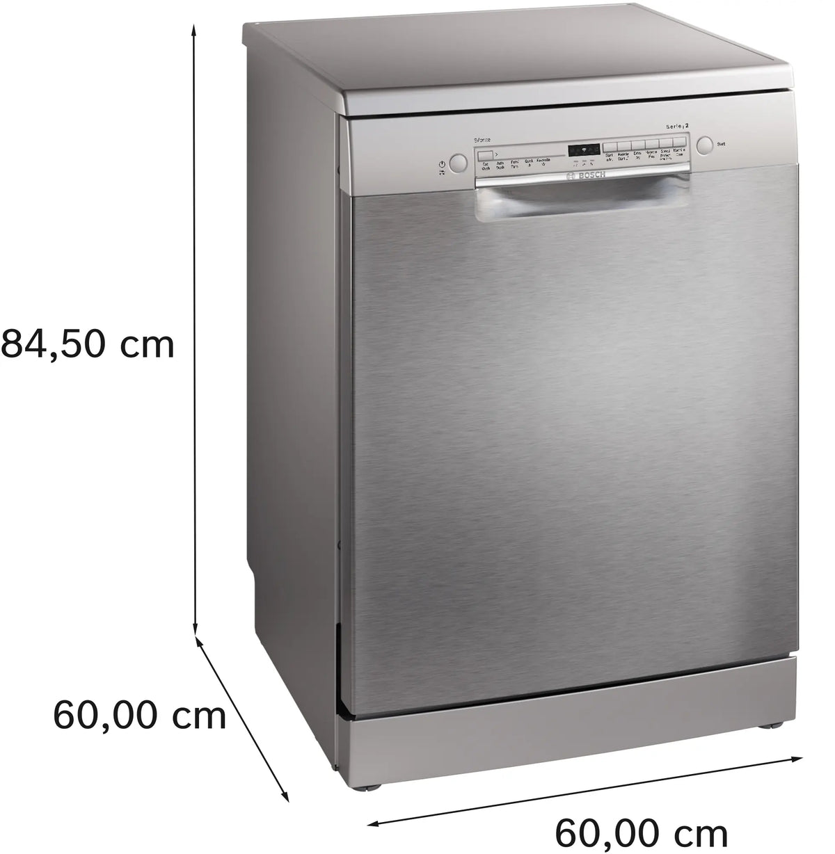 Bosch Series 2 60cm Freestanding Dishwasher Stainless Steel SMS2ITI02A