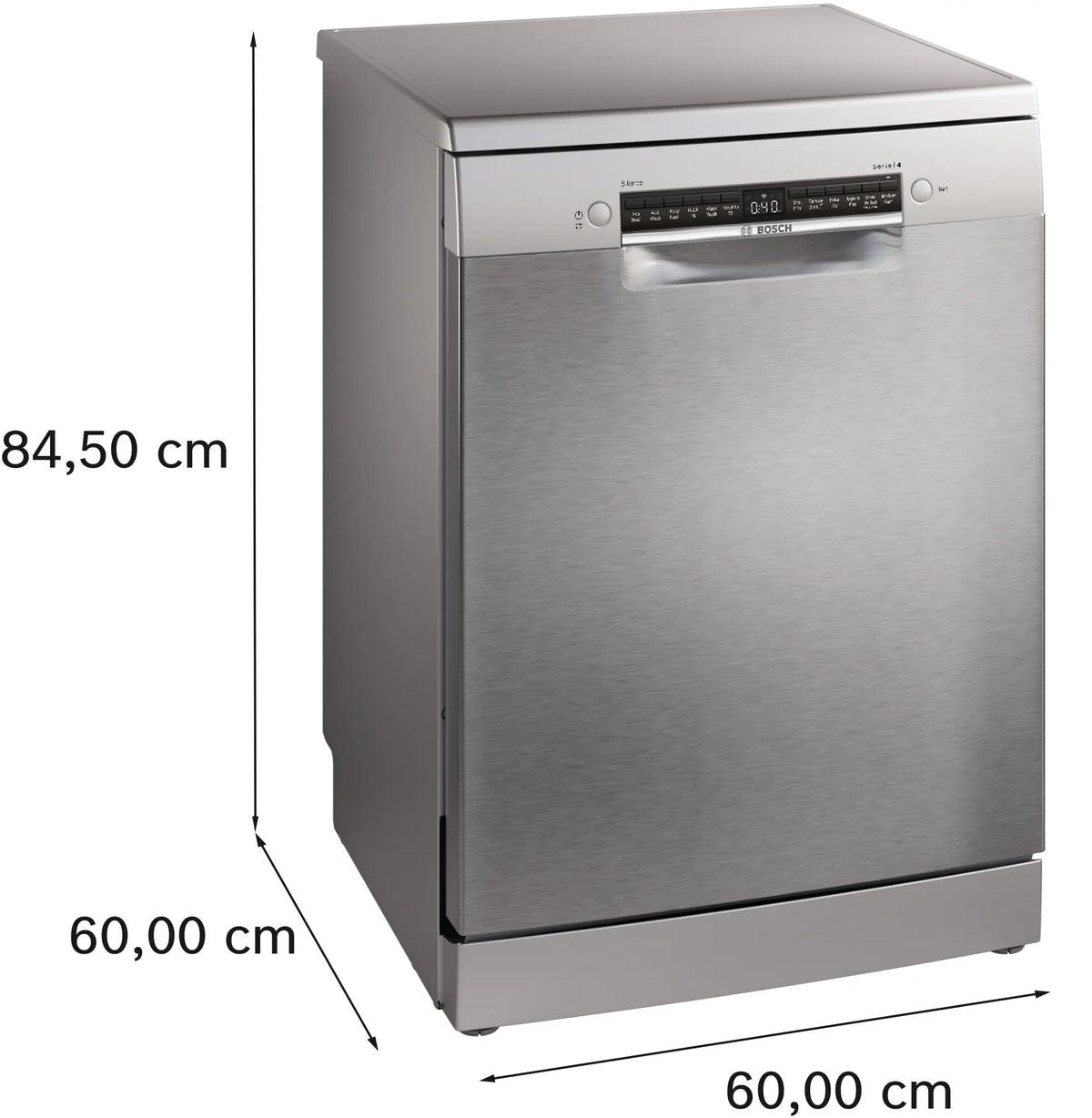 Bosch Series 4 60cm Freestanding Dishwasher Stainless Steel SMS4HTI01A