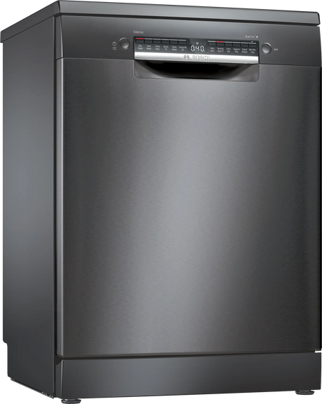 Bosch Series 4 60cm Freestanding Dishwasher Black Inox SMS4HVB01A