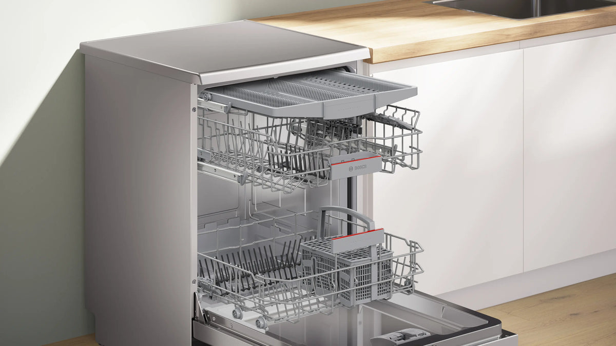 Bosch Series 4 60cm Freestanding Dishwasher Stainless Steel SMS4HVI01A