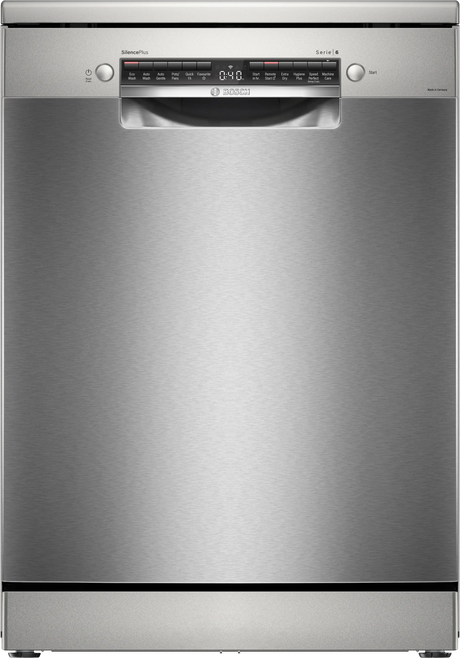 Bosch Series 6 60cm Freestanding Dishwasher Stainless Steel SMS6HAI02A