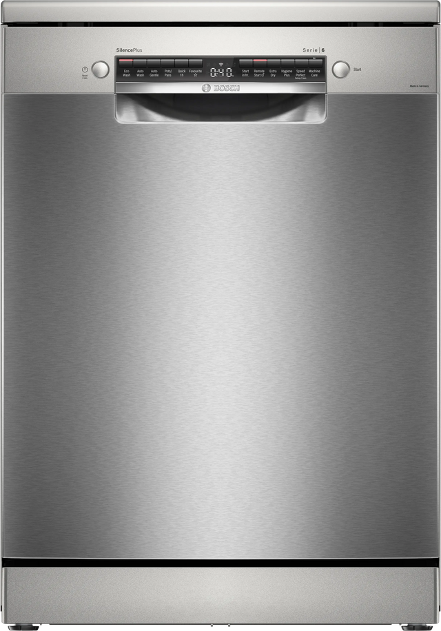 Bosch Series 6 60cm Freestanding Dishwasher Stainless Steel SMS6HAI02A