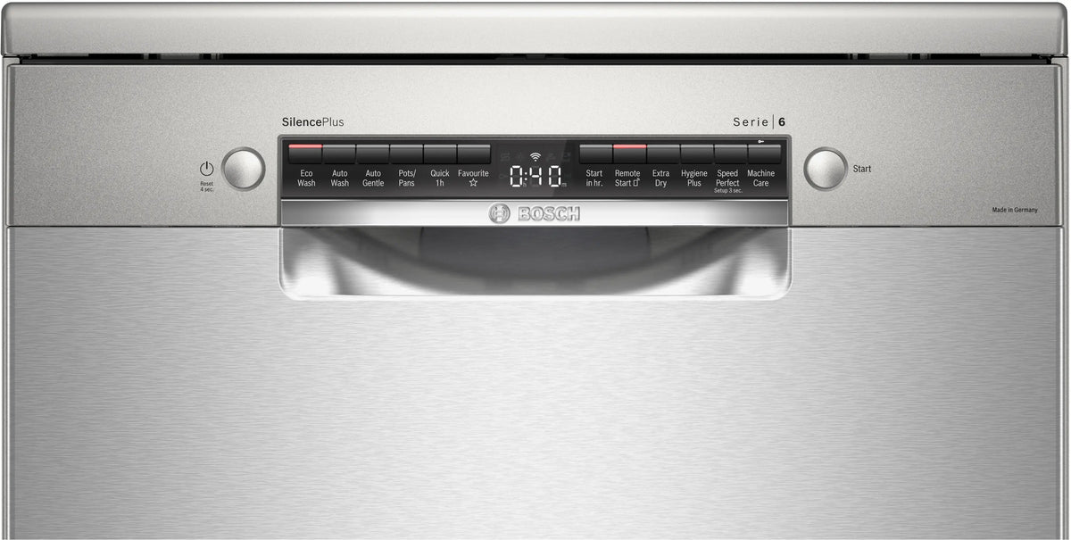 Bosch Series 6 60cm Freestanding Dishwasher Stainless Steel SMS6HAI02A