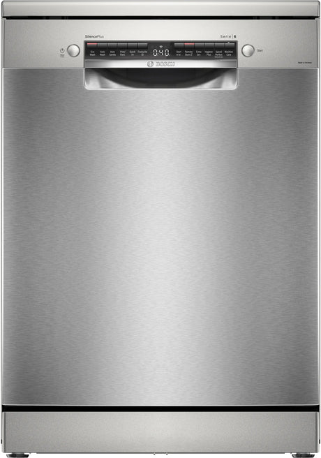 Bosch Series 6 60cm Freestanding Dishwasher Stainless Steel SMS6HCI02A