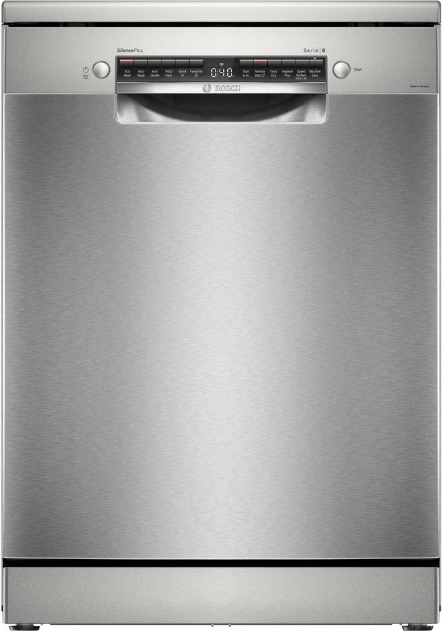 Bosch Series 6 60cm Freestanding Dishwasher Stainless Steel SMS6HCI02A