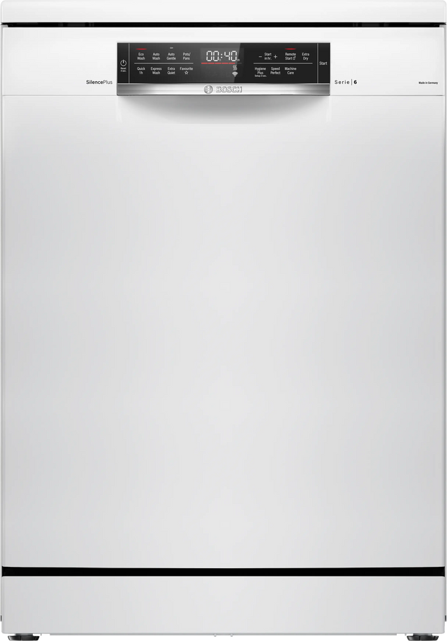 Bosch Series 6 60cm Freestanding Dishwasher White SMS6HCW01A