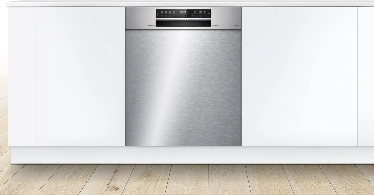 Bosch Series 6 60cm Built Under Dishwasher Stainless Steel SMU6HCS01A