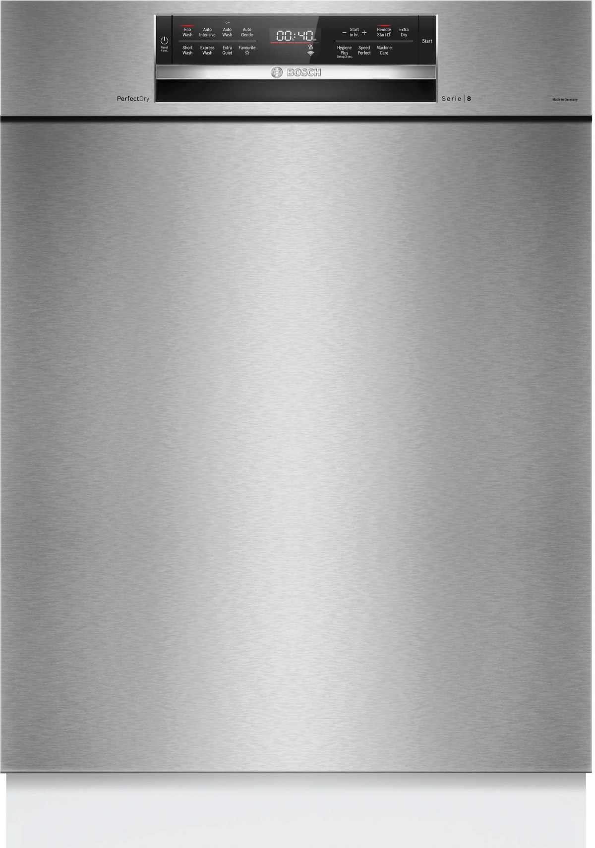 Bosch Series 8 60cm Built Under Dishwasher Brushed Steel Anti-Fingerprint SMU8ZCS01A