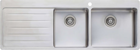 Oliveri Sonetto 1 & 3/4 Right Hand Bowl Inset Sink With Drainer SN1012