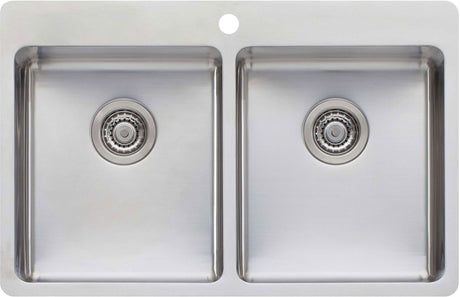 Oliveri Sonetto Double Bowl Inset Sink SN1064