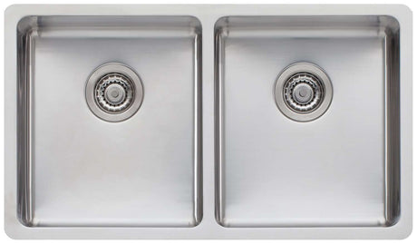 Oliveri Sonetto Double Bowl Inset/Undermount Sink Pack SN63TU