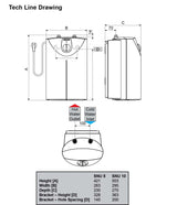 Stiebel Eltron SNU10 Open Vented Water System With MES Mixer SNU 10 + MES