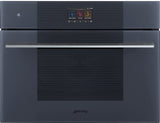 Smeg 45cm Linea Compact Omnichef Oven Neptune Grey SO4104APG