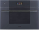 Smeg 45cm Linea Combi Steam Oven Neptune Grey SO4104S4PG
