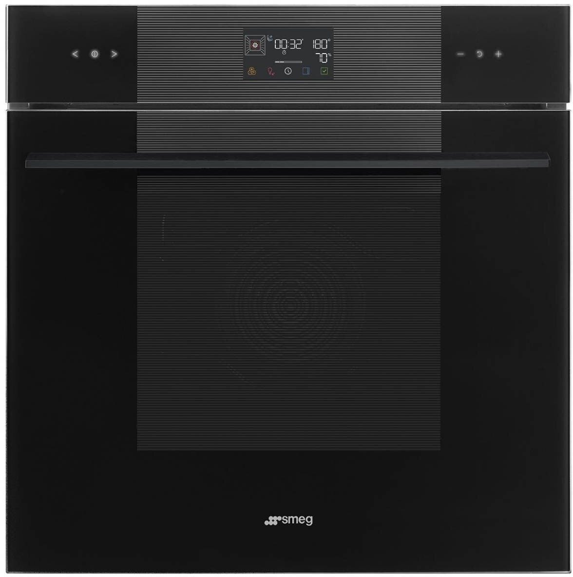 Smeg 60cm Linea Combi Steam Oven Black SO6102S3PB3